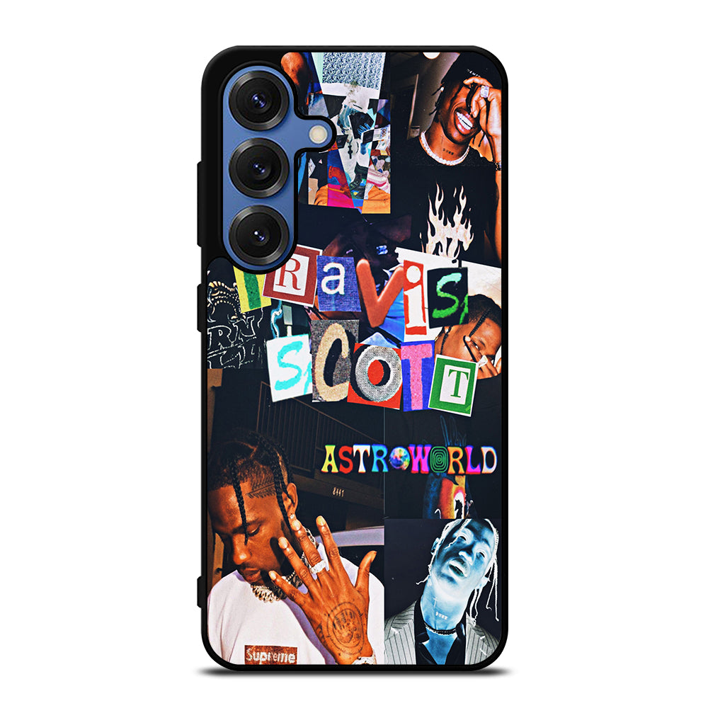 TRAVIS SCOTT RAPPER COLLAGE Samsung Galaxy S26 Case Cover