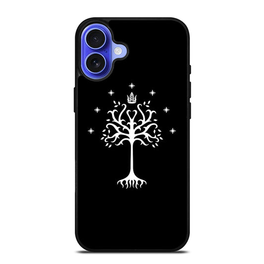 TREE OF GONDOR BLACK AND WHITE iPhone 16 Case Cover