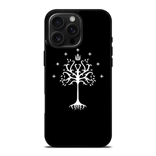 TREE OF GONDOR BLACK AND WHITE iPhone 16 Pro Max Case Cover