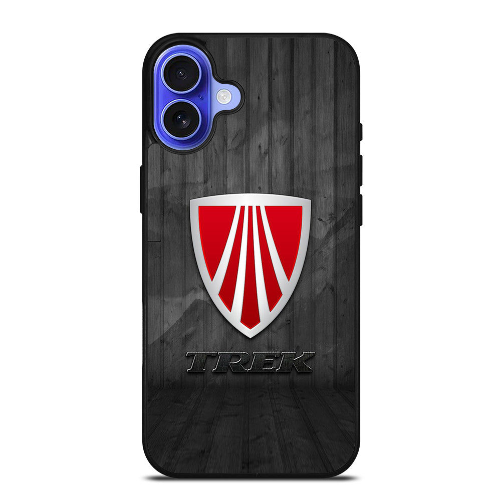 TREK BIKE LOGO WOODEN iPhone 16 Case Cover