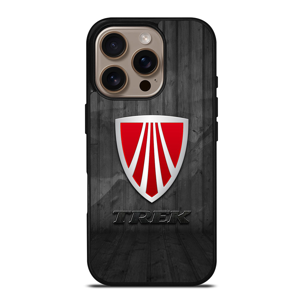 TREK BIKE LOGO WOODEN iPhone 16 Pro Case Cover