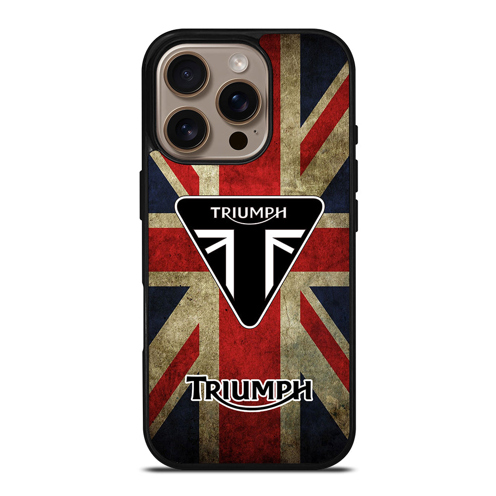 TRIUMPH MOTORCYCLE LOGO NEW iPhone 16 Pro Case Cover