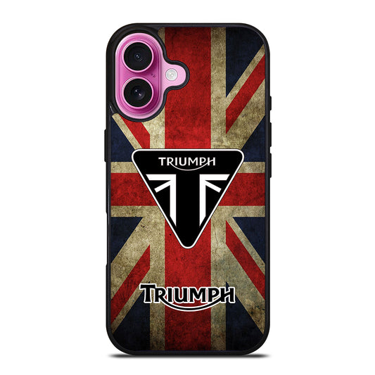 TRIUMPH MOTORCYCLE LOGO NEW iPhone 16 Plus Case Cover