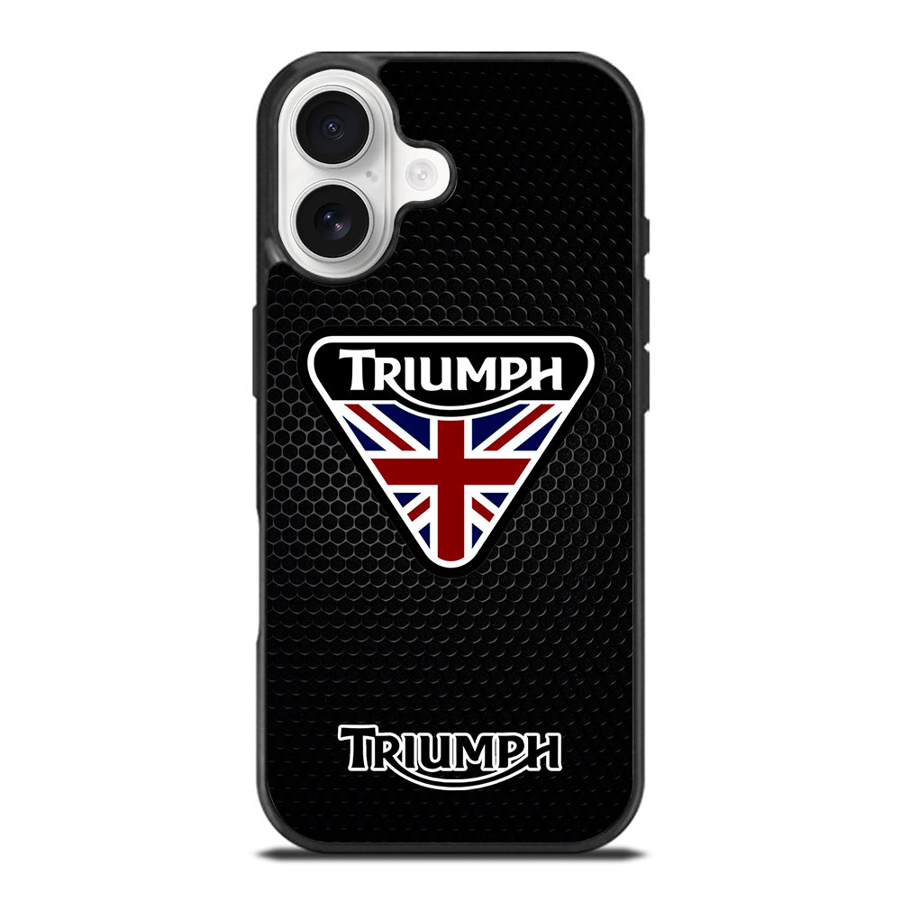 TRIUMPH MOTORCYCLE METAL LOGO iPhone 17 Case Cover