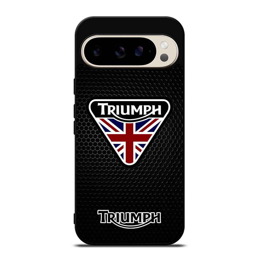 TRIUMPH MOTORCYCLE METAL LOGO Google Pixel 9 Pro Case Cover