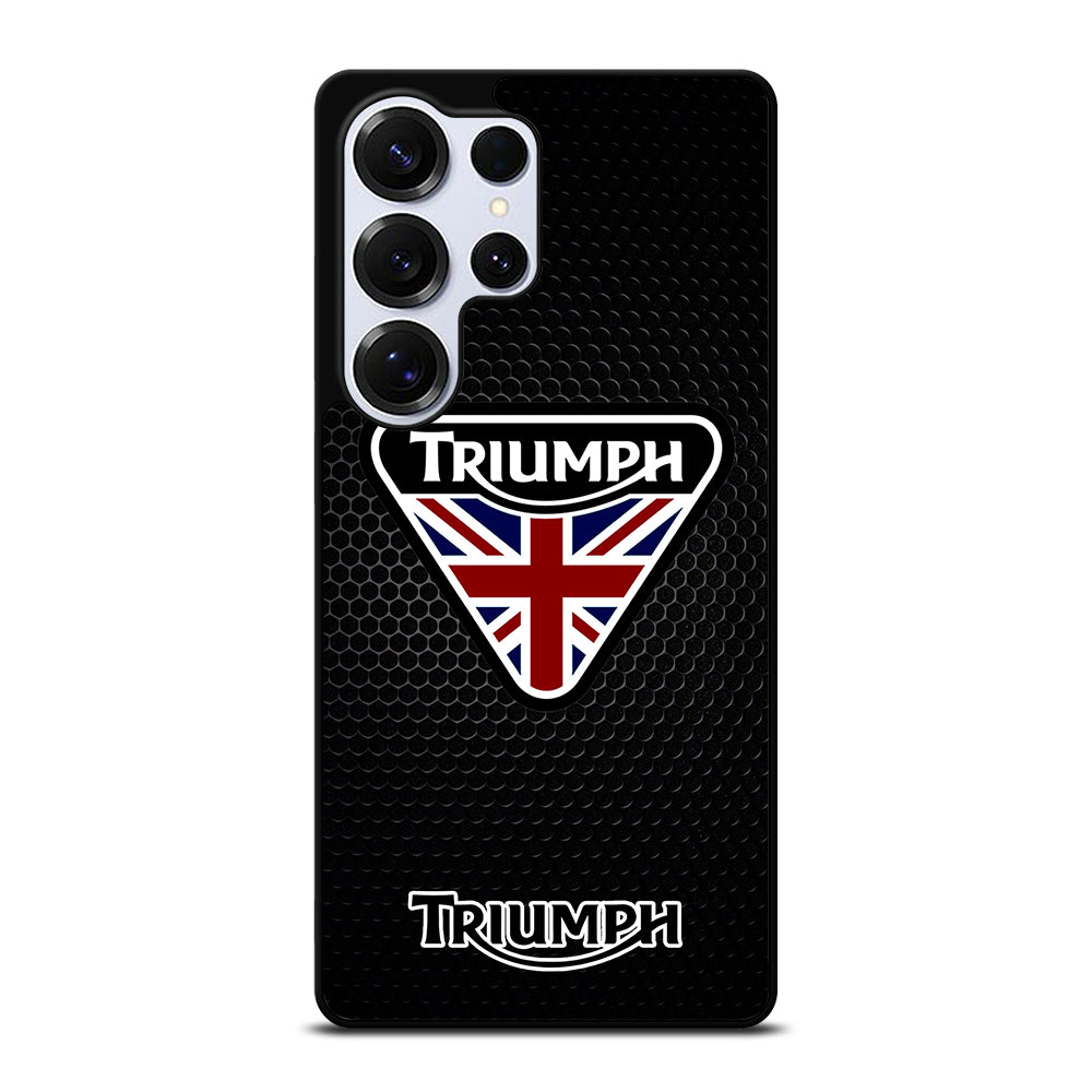 TRIUMPH MOTORCYCLE METAL LOGO Samsung Galaxy S25 Ultra Case Cover