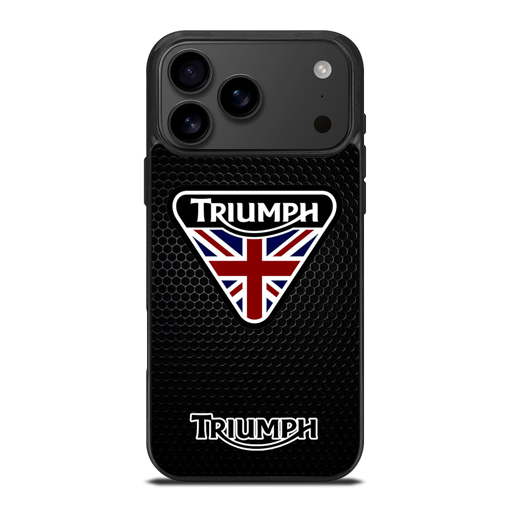 TRIUMPH MOTORCYCLE METAL LOGO iPhone 17 Pro Max Case Cover