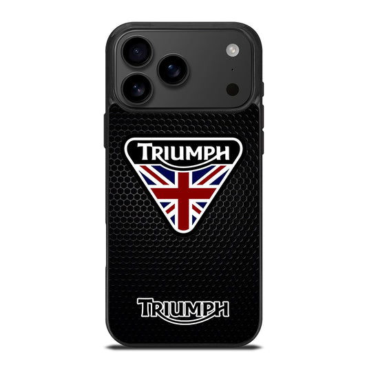 TRIUMPH MOTORCYCLE METAL LOGO iPhone 17 Pro Max Case Cover