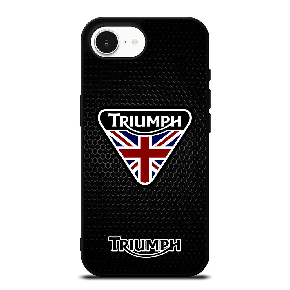 TRIUMPH MOTORCYCLE METAL LOGO iPhone 16e Case Cover