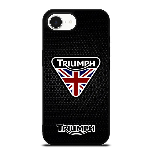 TRIUMPH MOTORCYCLE METAL LOGO iPhone 16e Case Cover