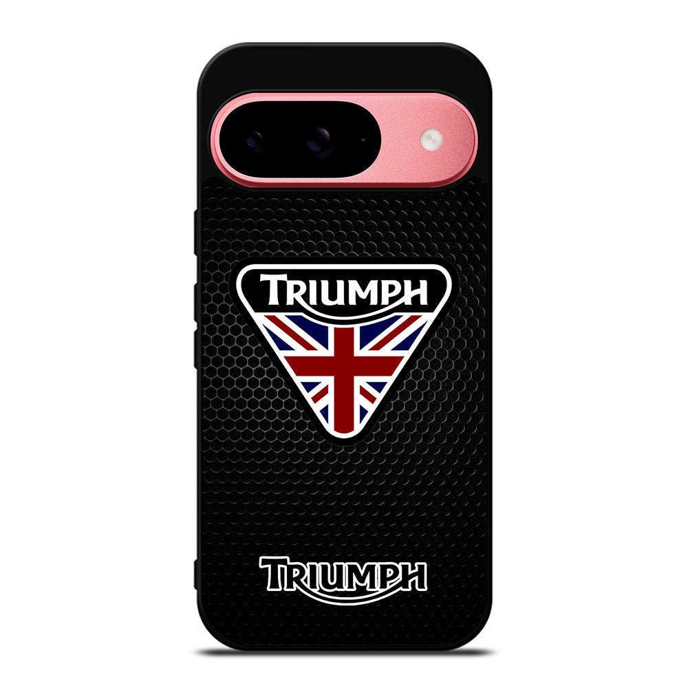 TRIUMPH MOTORCYCLE METAL LOGO Google Pixel 9 Case Cover