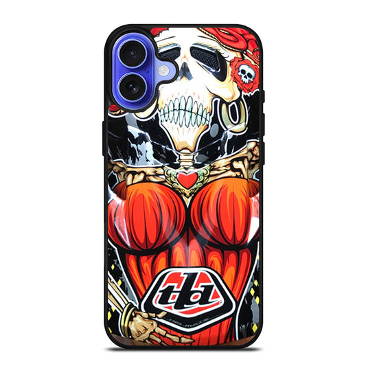 TROY LEE DESIGN SKULL iPhone 16 Case Cover