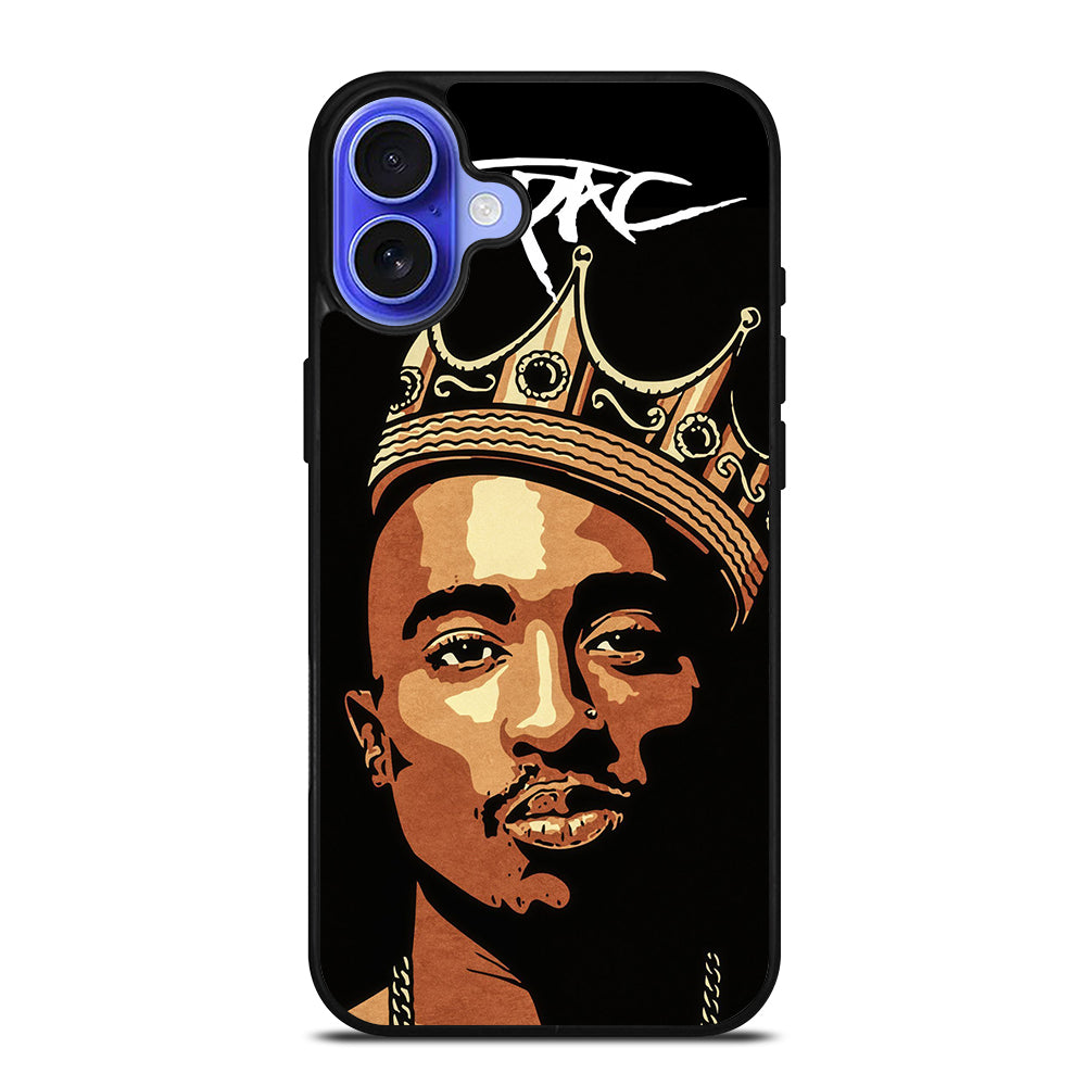 TUPAC SHAKUR KING iPhone 16 Case Cover