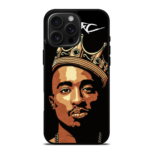 TUPAC SHAKUR KING iPhone 16 Pro Max Case Cover