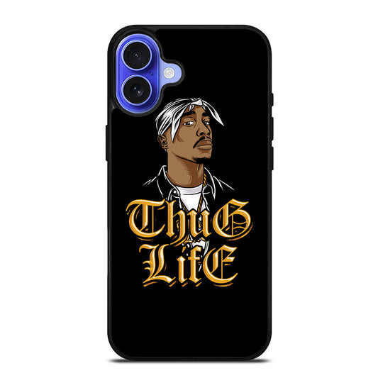 TUPAC SHAKUR THUG LIFE iPhone 16 Case Cover