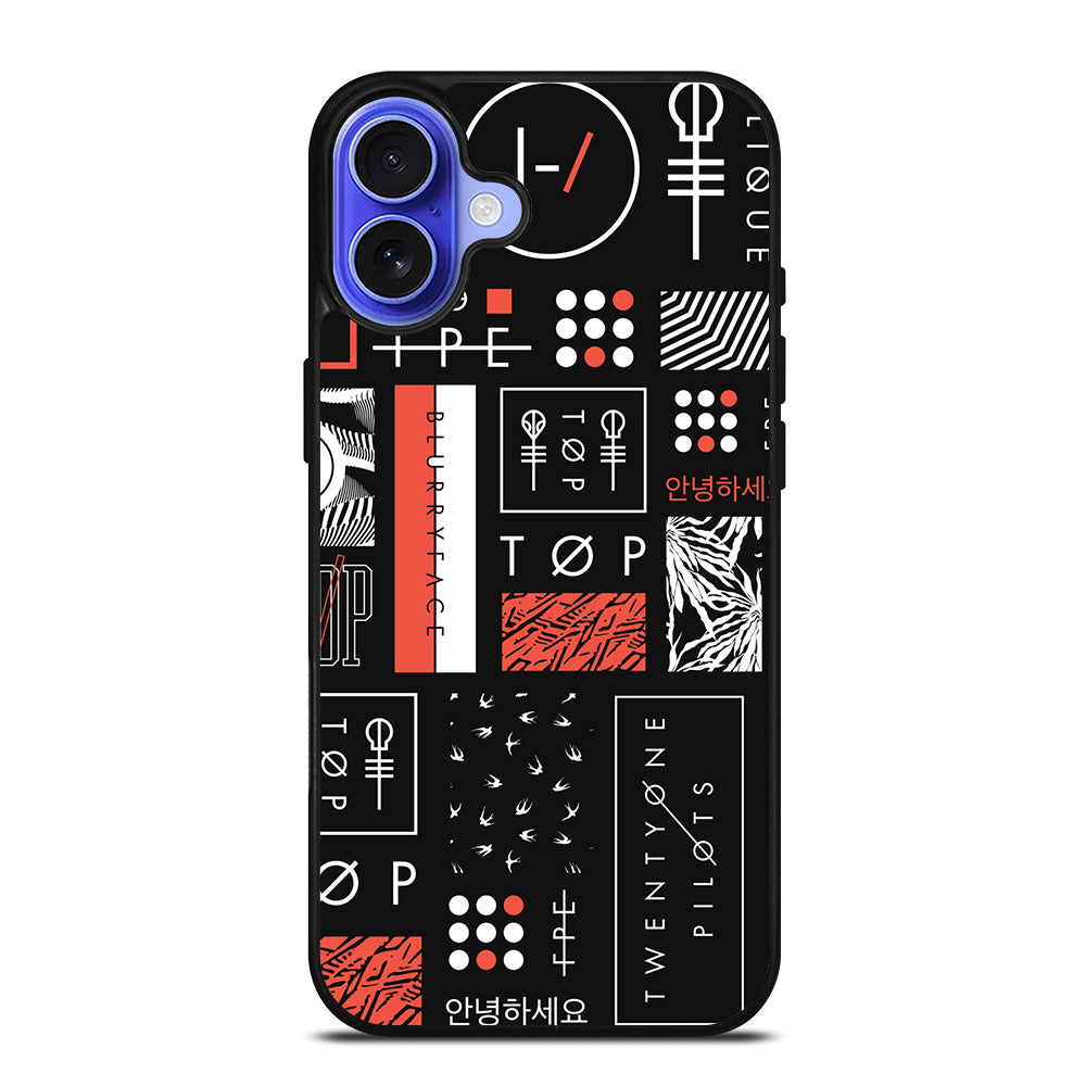 TWENTY ONE PILOTS BLURRYFACE 2 iPhone 16 Case Cover