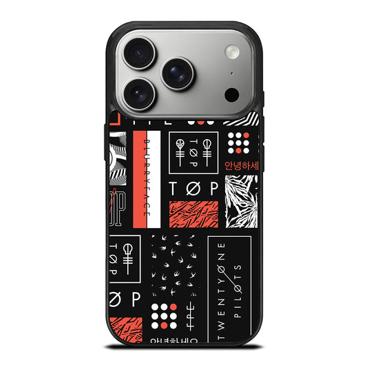 TWENTY ONE PILOTS BLURRYFACE 2 iPhone 17 Pro Case Cover