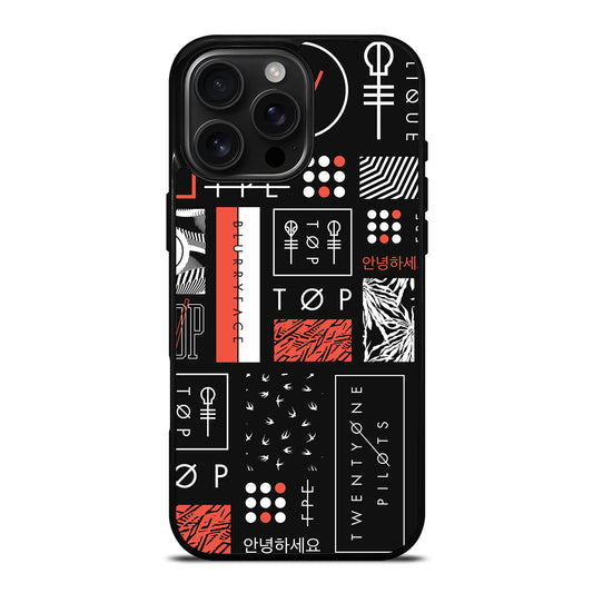 TWENTY ONE PILOTS BLURRYFACE 2 iPhone 16 Pro Max Case Cover