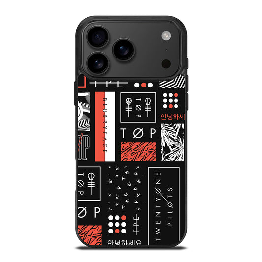 TWENTY ONE PILOTS BLURRYFACE 2 iPhone 17 Pro Max Case Cover