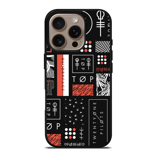 TWENTY ONE PILOTS BLURRYFACE 2 iPhone 16 Pro Case Cover