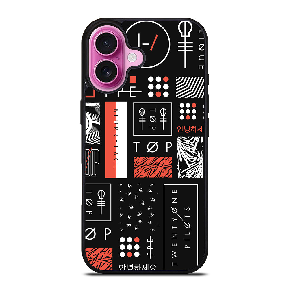 TWENTY ONE PILOTS BLURRYFACE 2 iPhone 16 Plus Case Cover