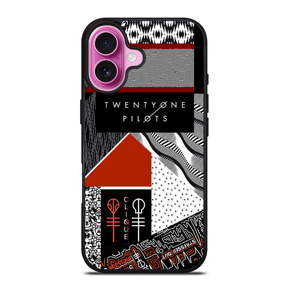 TWENTY ONE PILOTS BLURRYFACE iPhone 16 Plus Case Cover