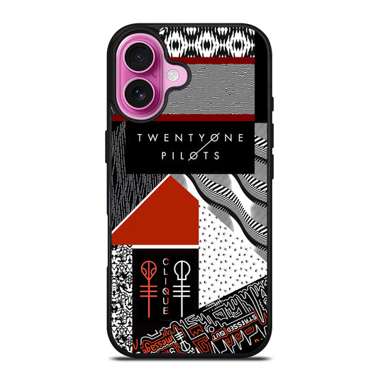 TWENTY ONE PILOTS BLURRYFACE iPhone 16 Plus Case Cover