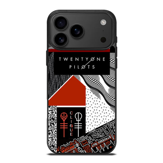 TWENTY ONE PILOTS BLURRYFACE iPhone 17 Pro Max Case Cover