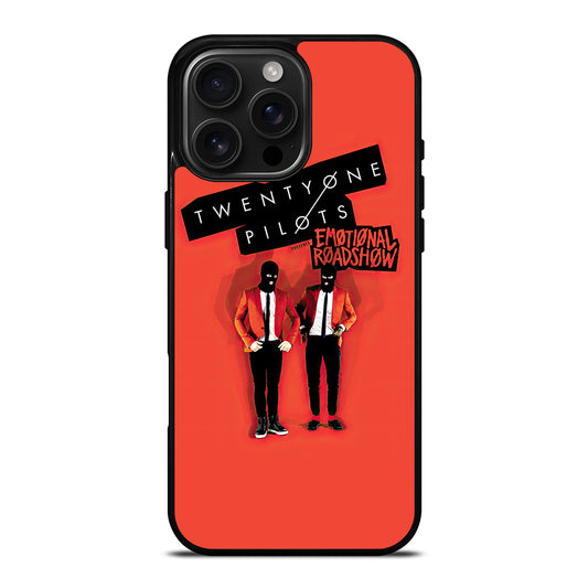 TWENTY ONE PILOTS EMOTIONAL ROADSHOW iPhone 16 Pro Max Case Cover