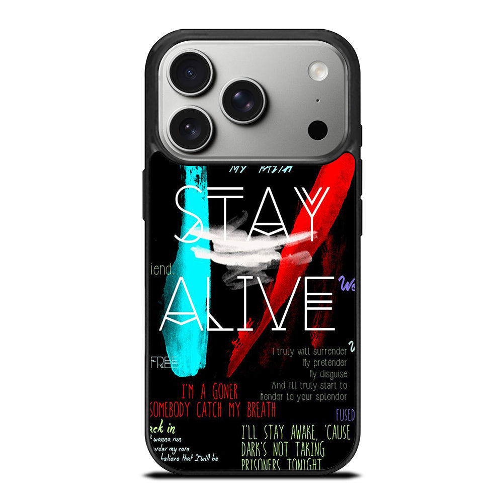 TWENTY ONE PILOTS STAY ALIVE LYRICS iPhone 17 Pro Case Cover