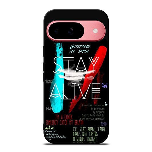 TWENTY ONE PILOTS STAY ALIVE LYRICS Google Pixel 9 Case Cover