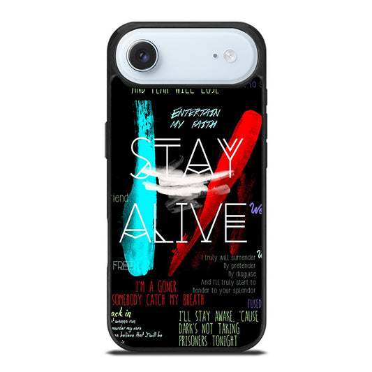 TWENTY ONE PILOTS STAY ALIVE LYRICS iPhone Air Case Cover