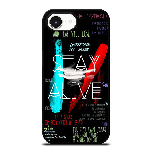 TWENTY ONE PILOTS STAY ALIVE LYRICS iPhone 16e Case Cover