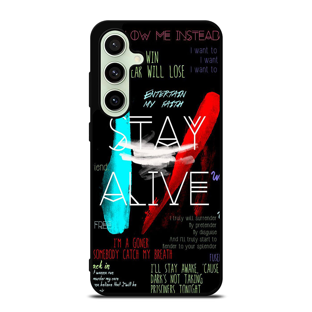 TWENTY ONE PILOTS STAY ALIVE LYRICS Samsung Galaxy S24 FE Case Cover