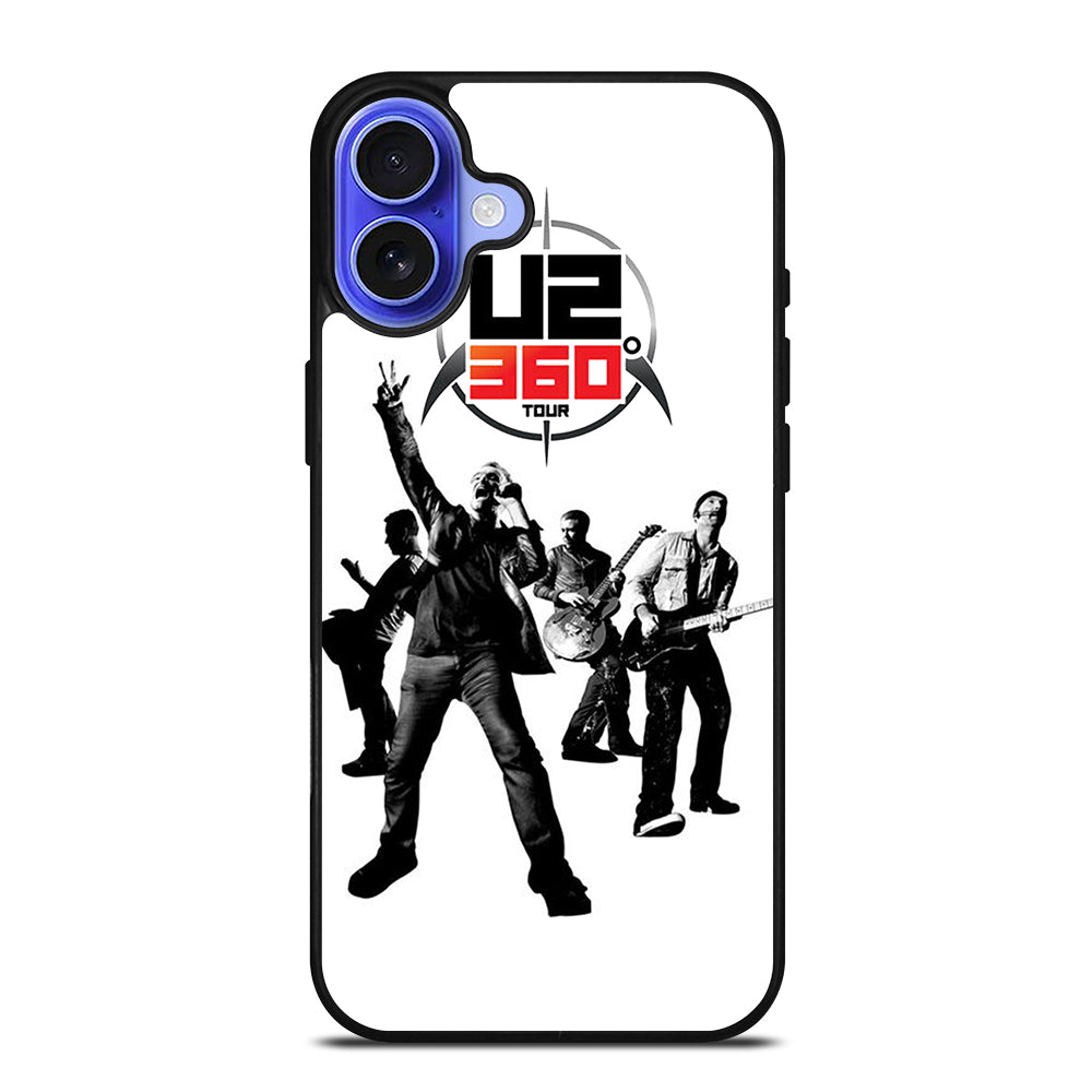 U2 BAND 360 TOUR iPhone 16 Case Cover