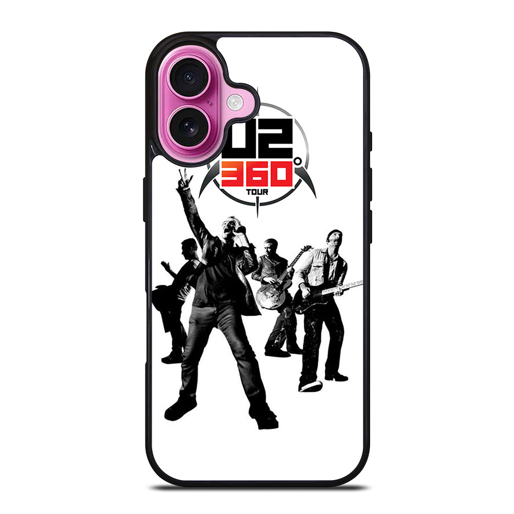 U2 BAND 360 TOUR iPhone 16 Plus Case Cover