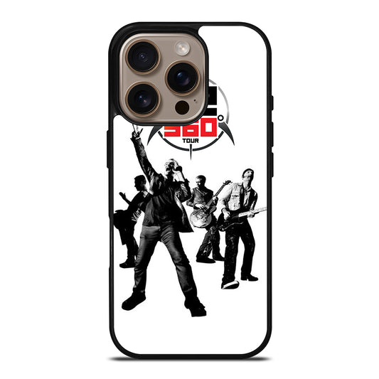 U2 BAND 360 TOUR iPhone 16 Pro Case Cover