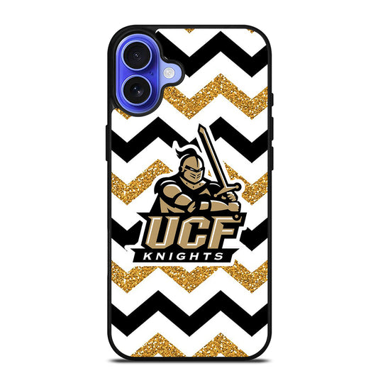 UCF KNIGHTS STRIPE LOGO iPhone 16 Case Cover