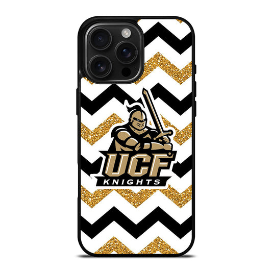 UCF KNIGHTS STRIPE LOGO iPhone 16 Pro Max Case Cover