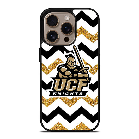 UCF KNIGHTS STRIPE LOGO iPhone 16 Pro Case Cover