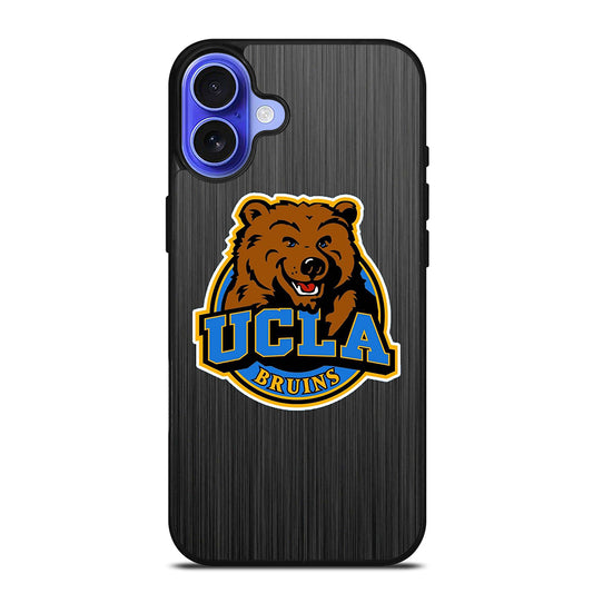 UCLA BRUINS METAL LOGO iPhone 16 Case Cover