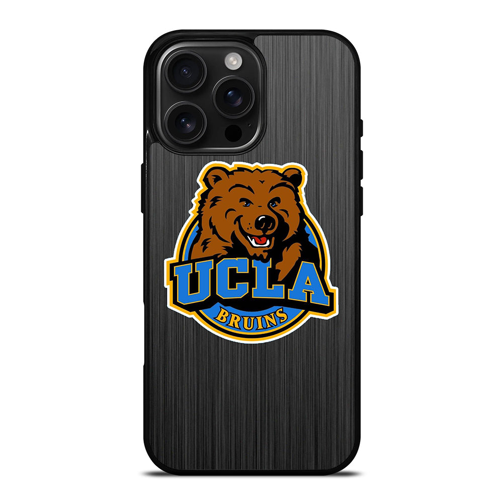 UCLA BRUINS METAL LOGO iPhone 16 Pro Max Case Cover