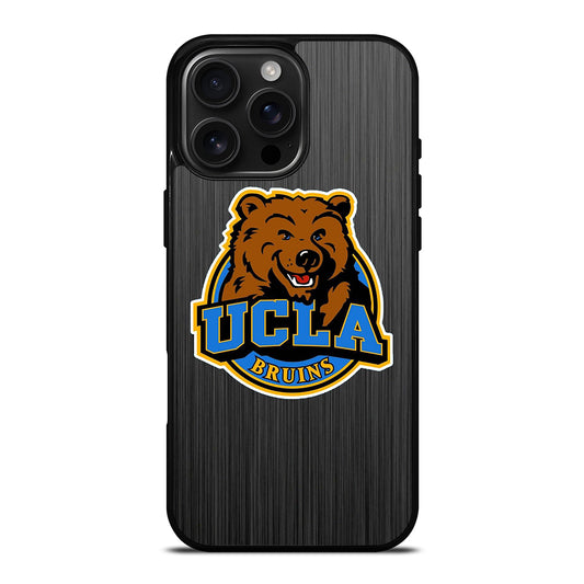 UCLA BRUINS METAL LOGO iPhone 16 Pro Max Case Cover