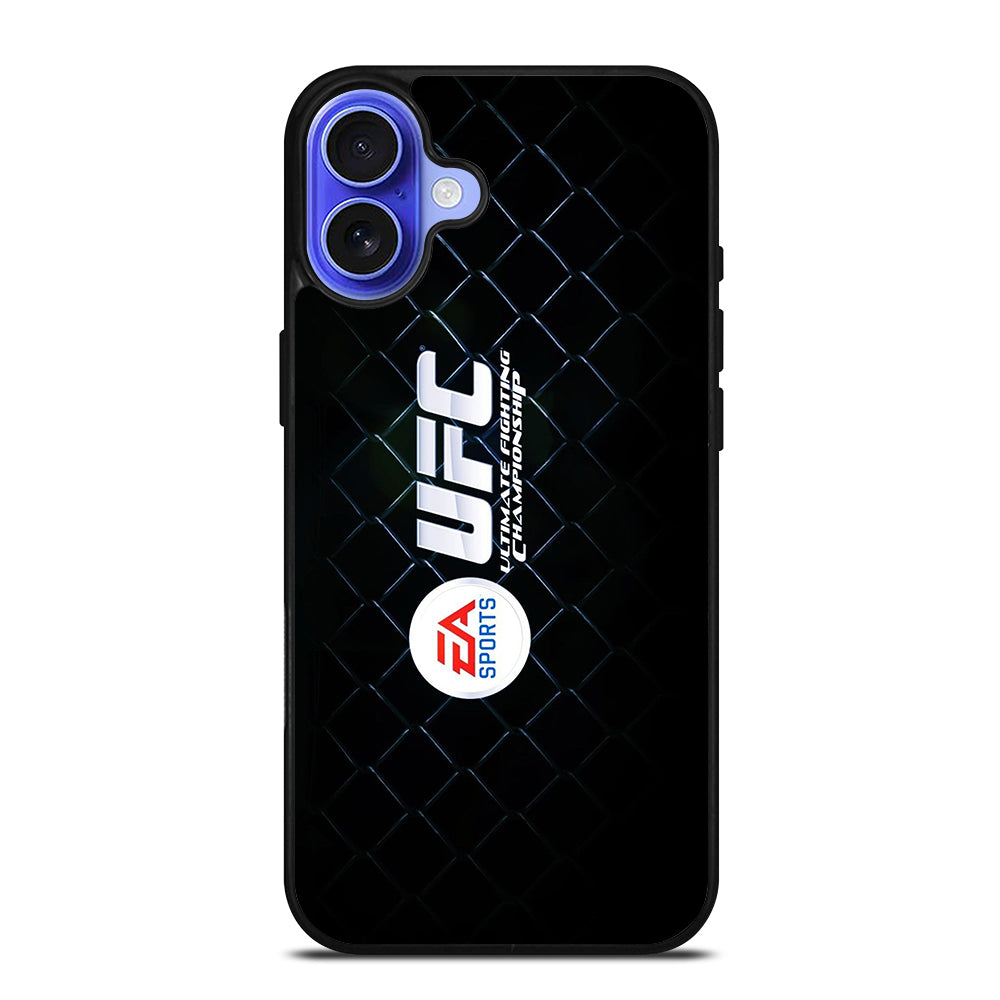 UFC LOGO FIGHTING METAL LOGO iPhone 16 Case Cover