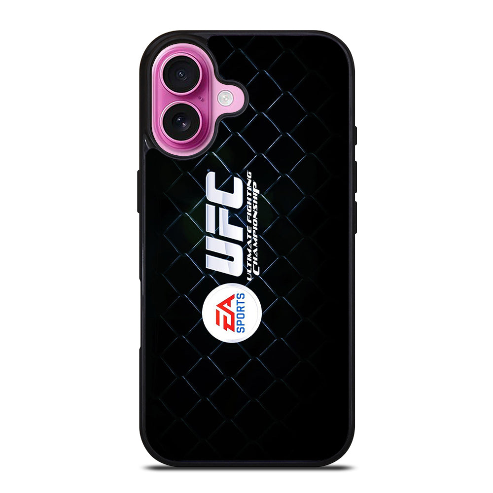 UFC LOGO FIGHTING METAL LOGO iPhone 16 Plus Case Cover