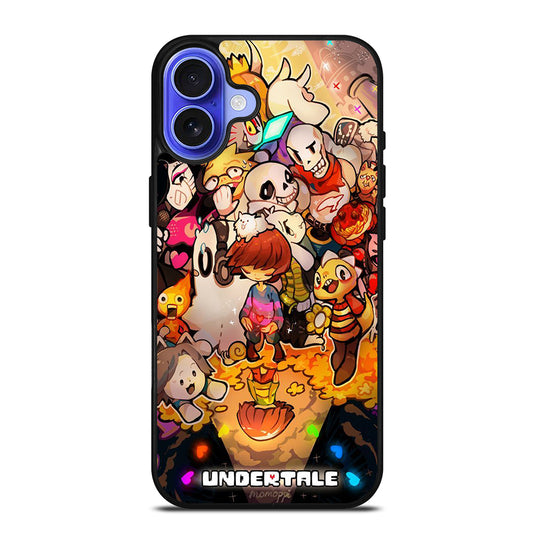 UNDERTALE ALL CHARACTER CARTOON 2 iPhone 16 Case Cover