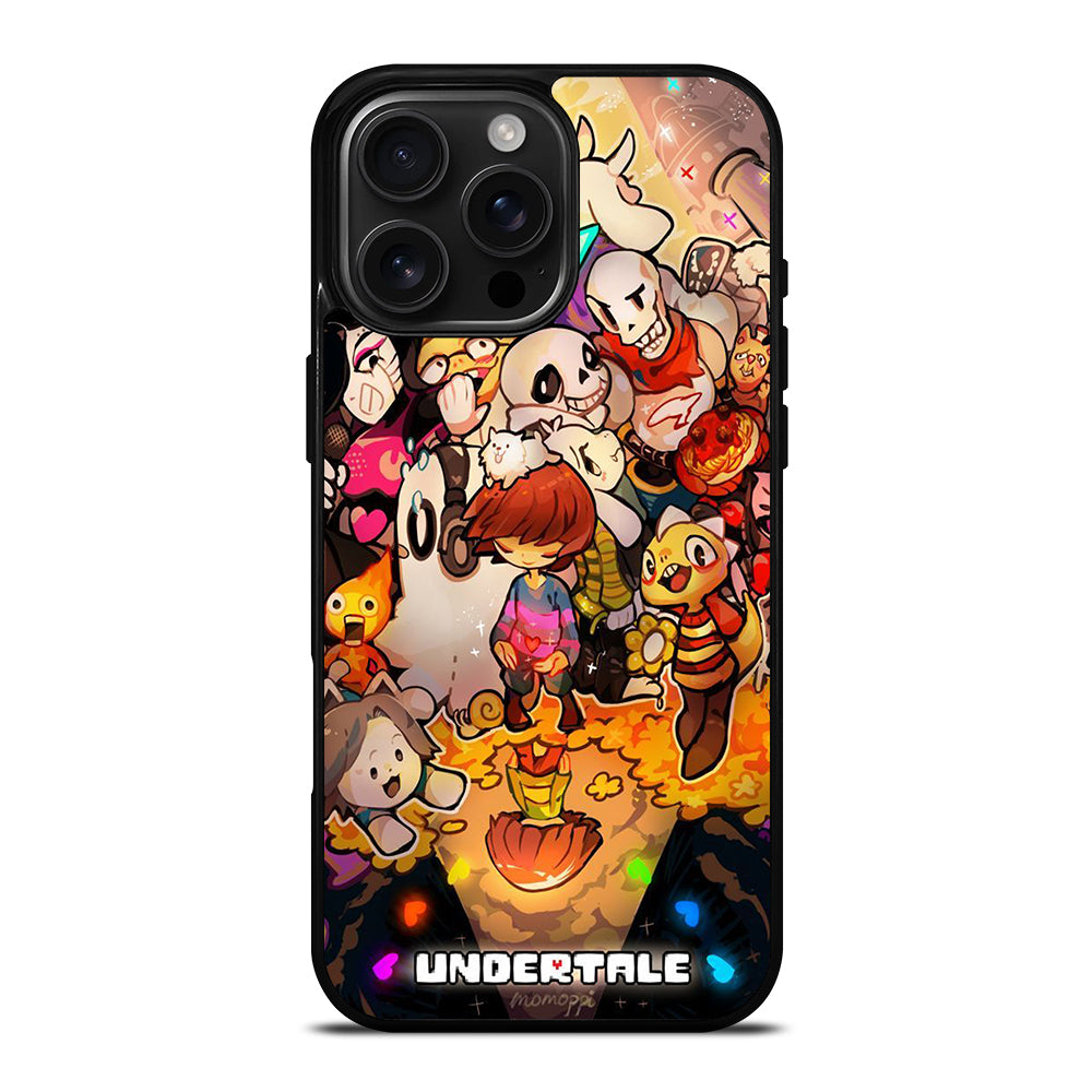 UNDERTALE ALL CHARACTER CARTOON 2 iPhone 16 Pro Max Case Cover