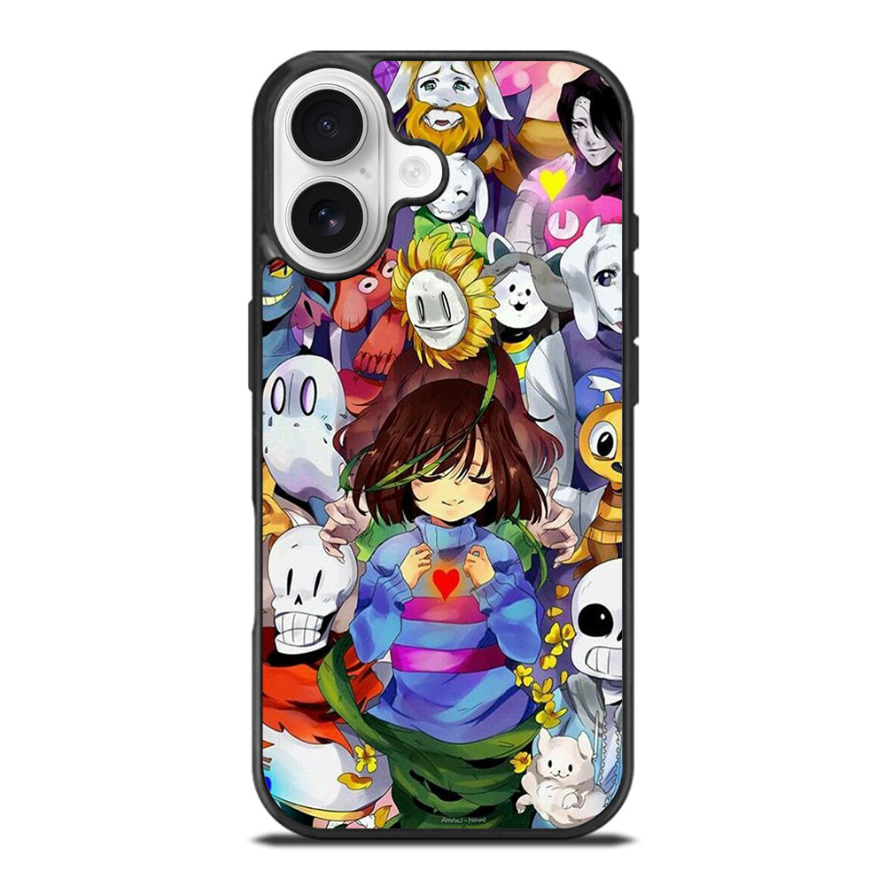 UNDERTALE ALL CHARACTER CARTOON 3 iPhone 17 Case Cover