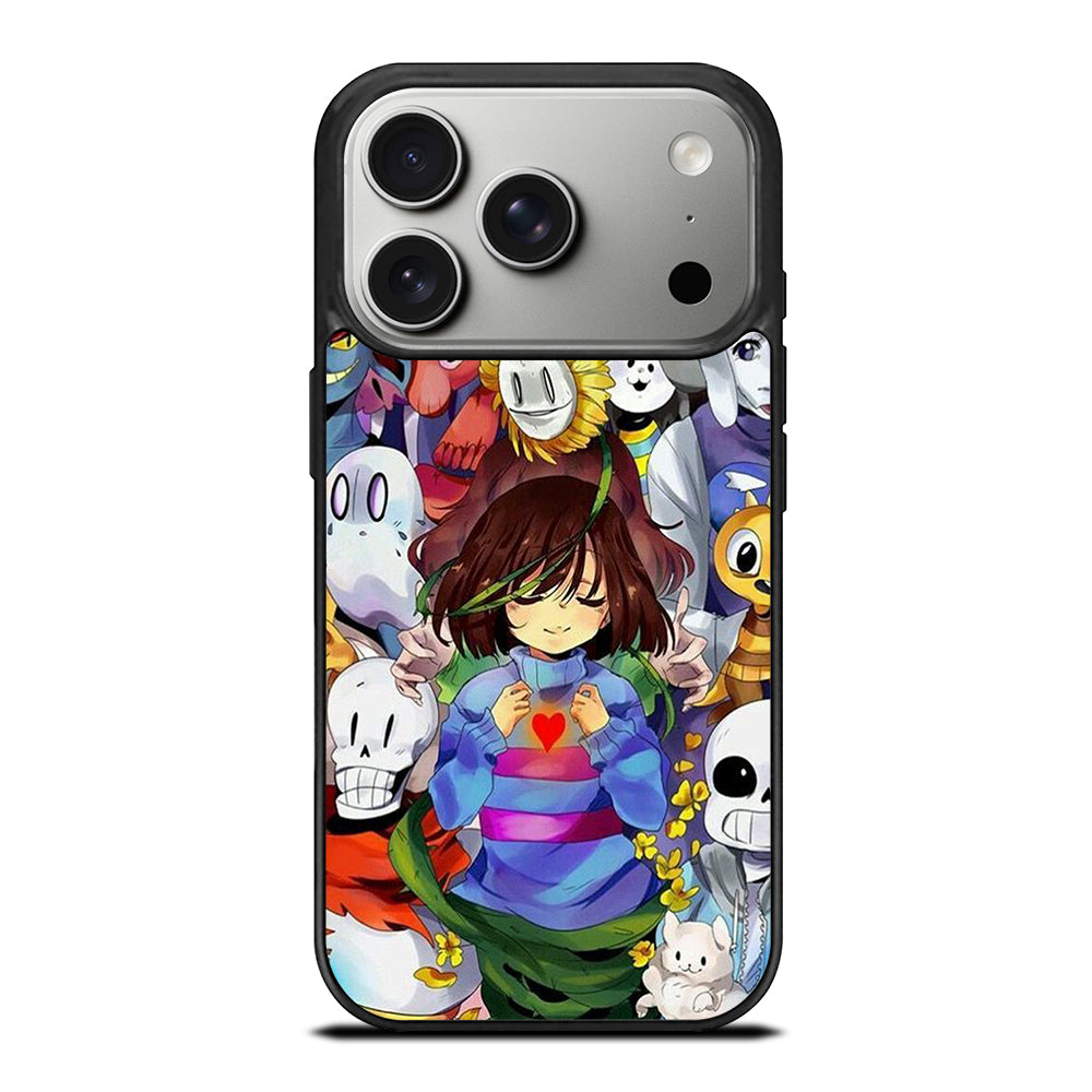 UNDERTALE ALL CHARACTER CARTOON 3 iPhone 17 Pro Case Cover