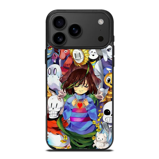 UNDERTALE ALL CHARACTER CARTOON 3 iPhone 17 Pro Max Case Cover